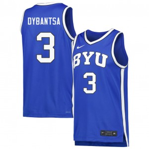 A.J. Dybantsa Cougars Alumni College Basketball #3 Men's Jerseys - Royal