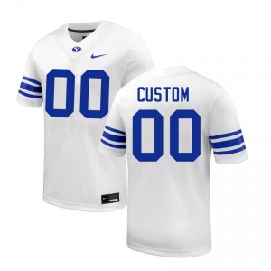 Custom The Y College Football #00 Limited Men Jersey - White