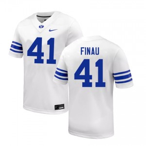 Lucky Finau The Y College Football Mens #41 Player Jerseys - White