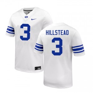 McCae Hillstead The Y Men's #3 College Football University Jersey - White