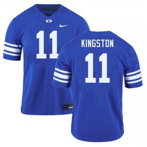 Parker Kingston BYU College Football NCAA Men #11 Jerseys - Royal
