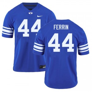 Will Ferrin BYU Men's College Football 2025 #44 Jerseys - Royal