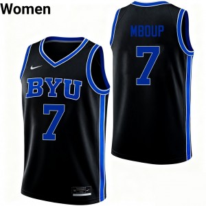 Khadim Mboup The Y Womens Game College Basketball #7 Jerseys - Black