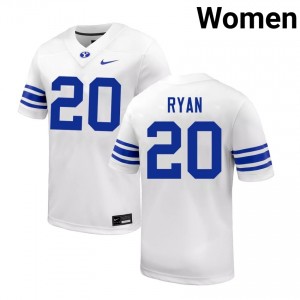 Carsen Ryan The Y #20 University College Football Women Jersey - White