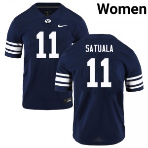 Faletau Satuala The Y Womens College Football Alumni #11 Jerseys - Navy