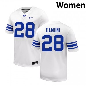 Jovesa Damuni The Y Women #28 Alumni College Football Jersey - White