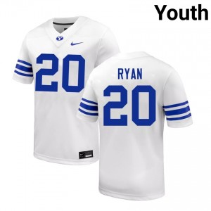 Carsen Ryan Cougars #20 College Football 2025 Youth Jersey - White